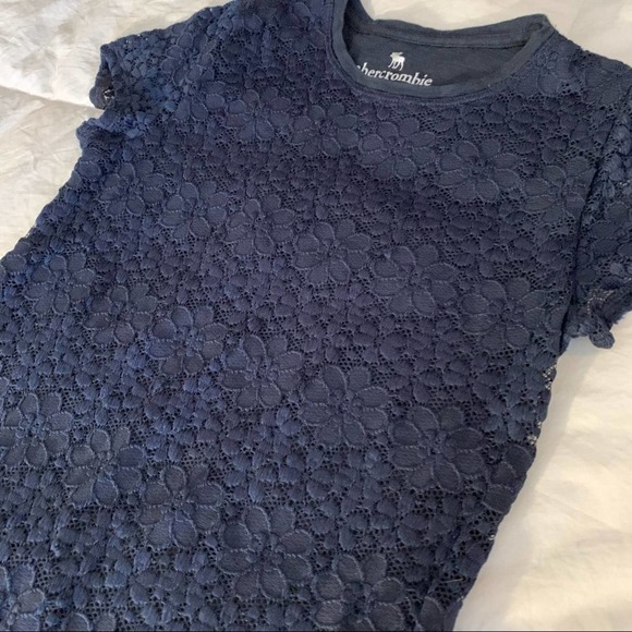Abercrombie Kids Lace Overlay Blouse - Picture 2 of 4